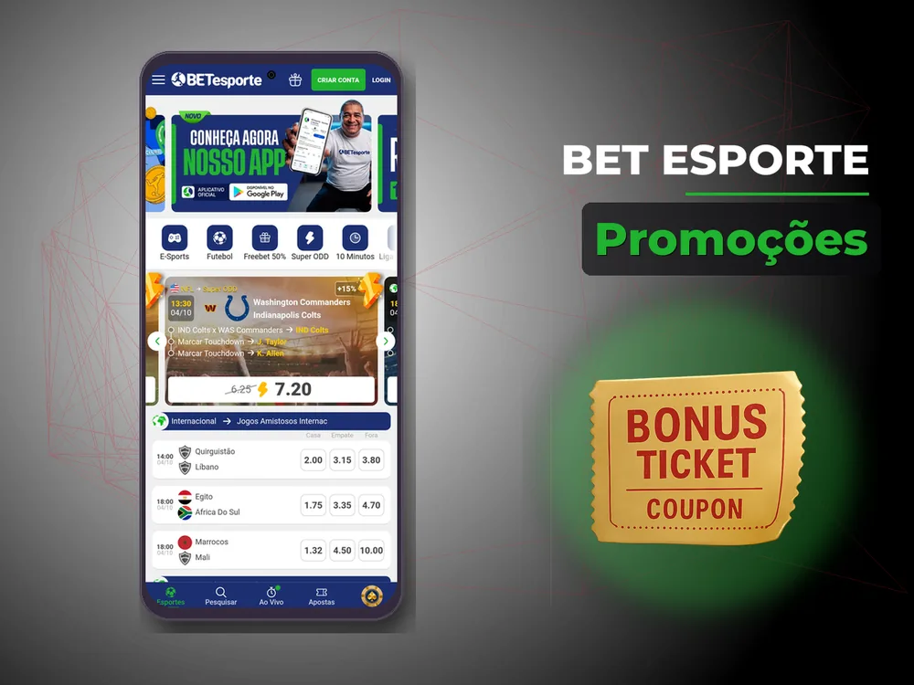 Bet Esporte - Promoções