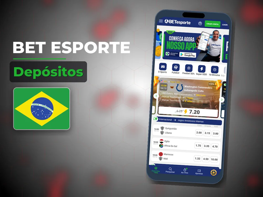 Bet Esporte - Depósitos