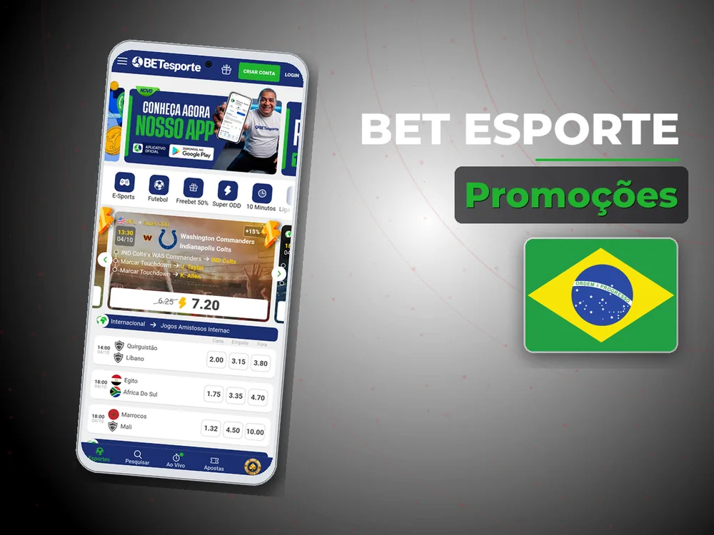 Bet Esporte - Promoções
