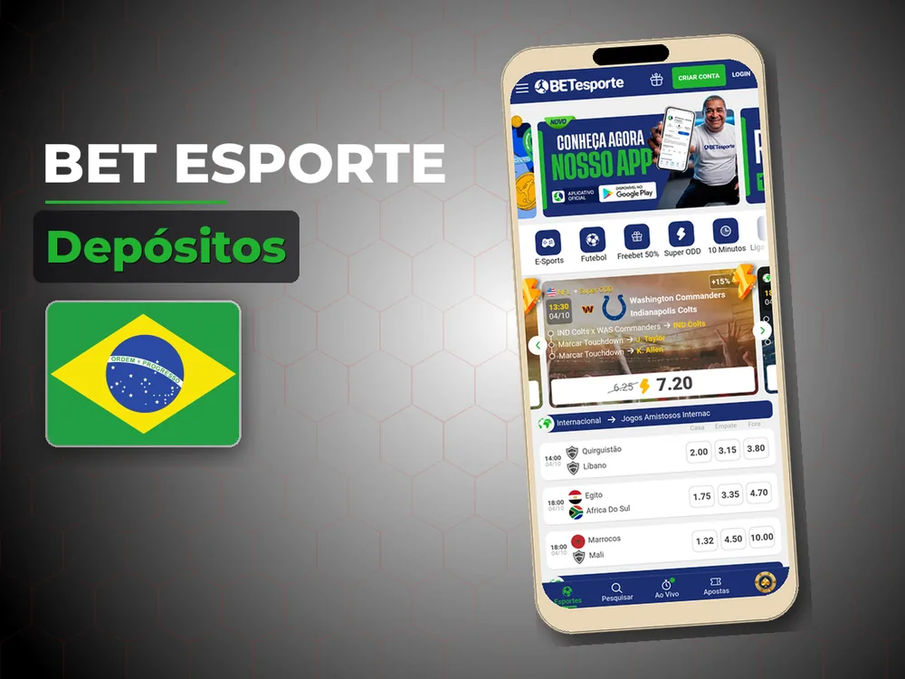 Bet Esporte - Bônus de Boas-Vindas